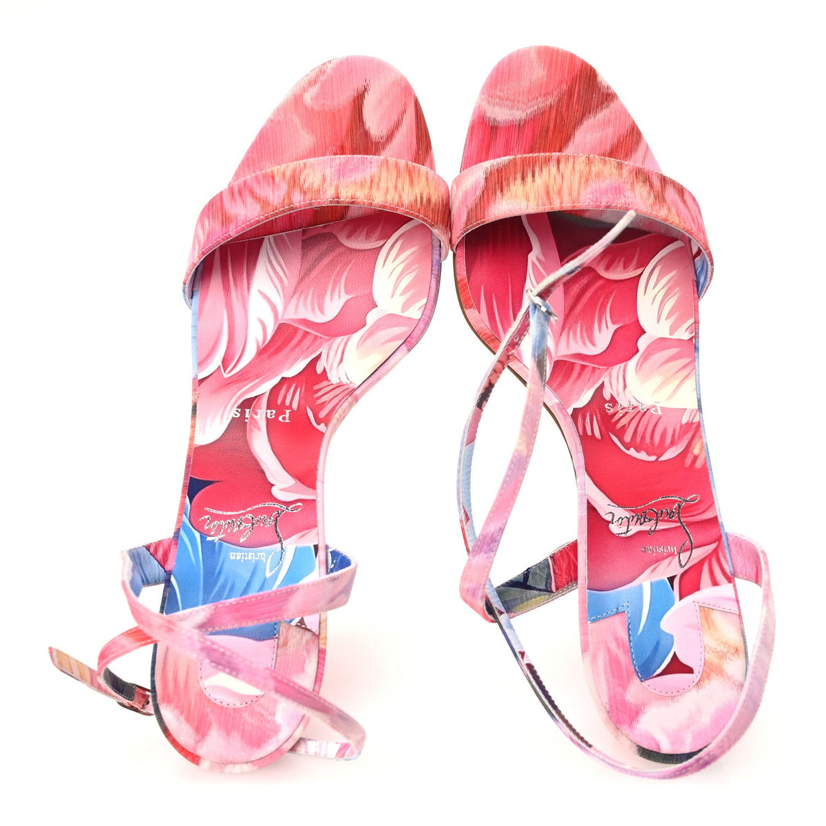 Tissu Chine Peonies Miss Z 80 Sandals 39.5 Multi Lin