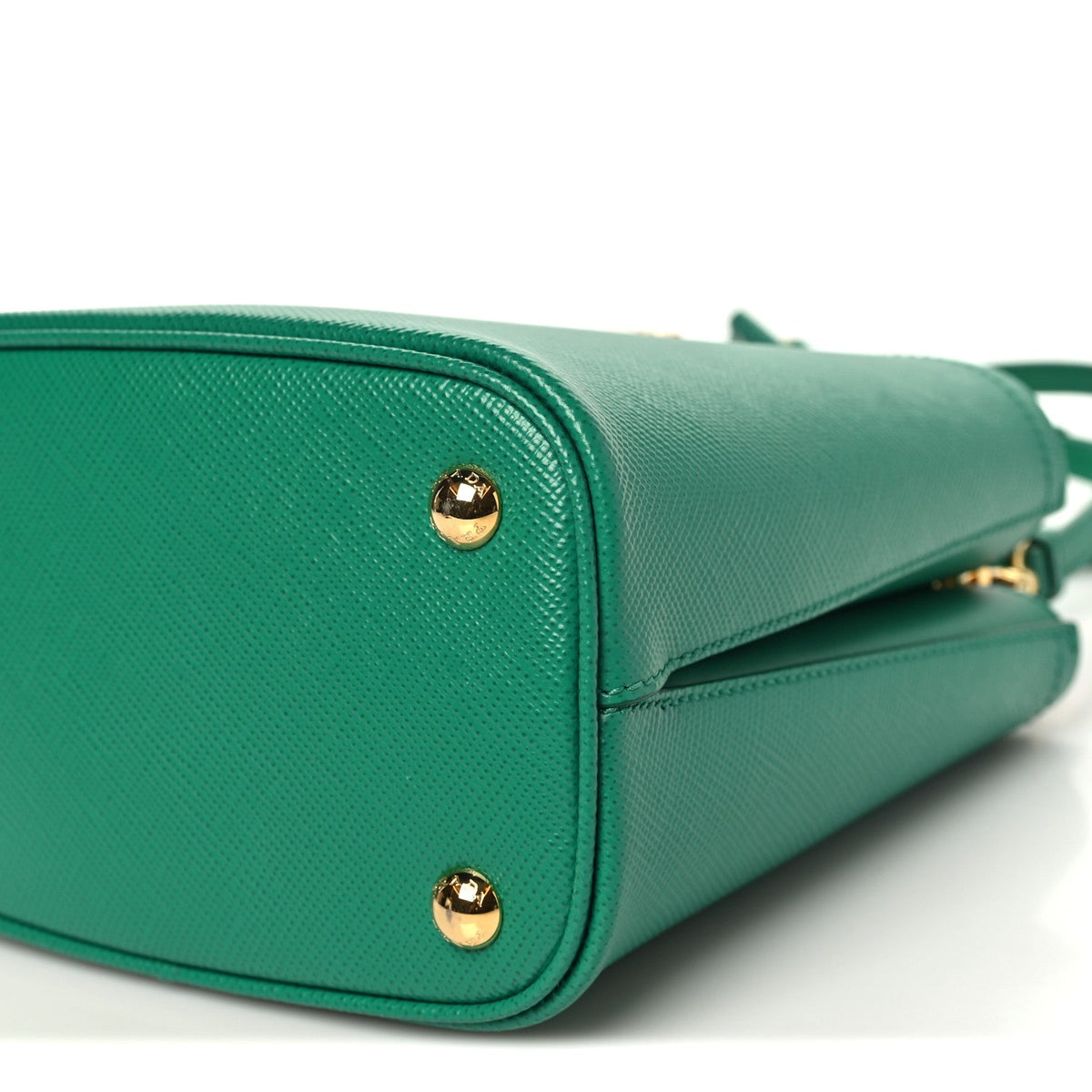 Saffiano Cuir Calfskin Small Panier Bucket Bag Mango