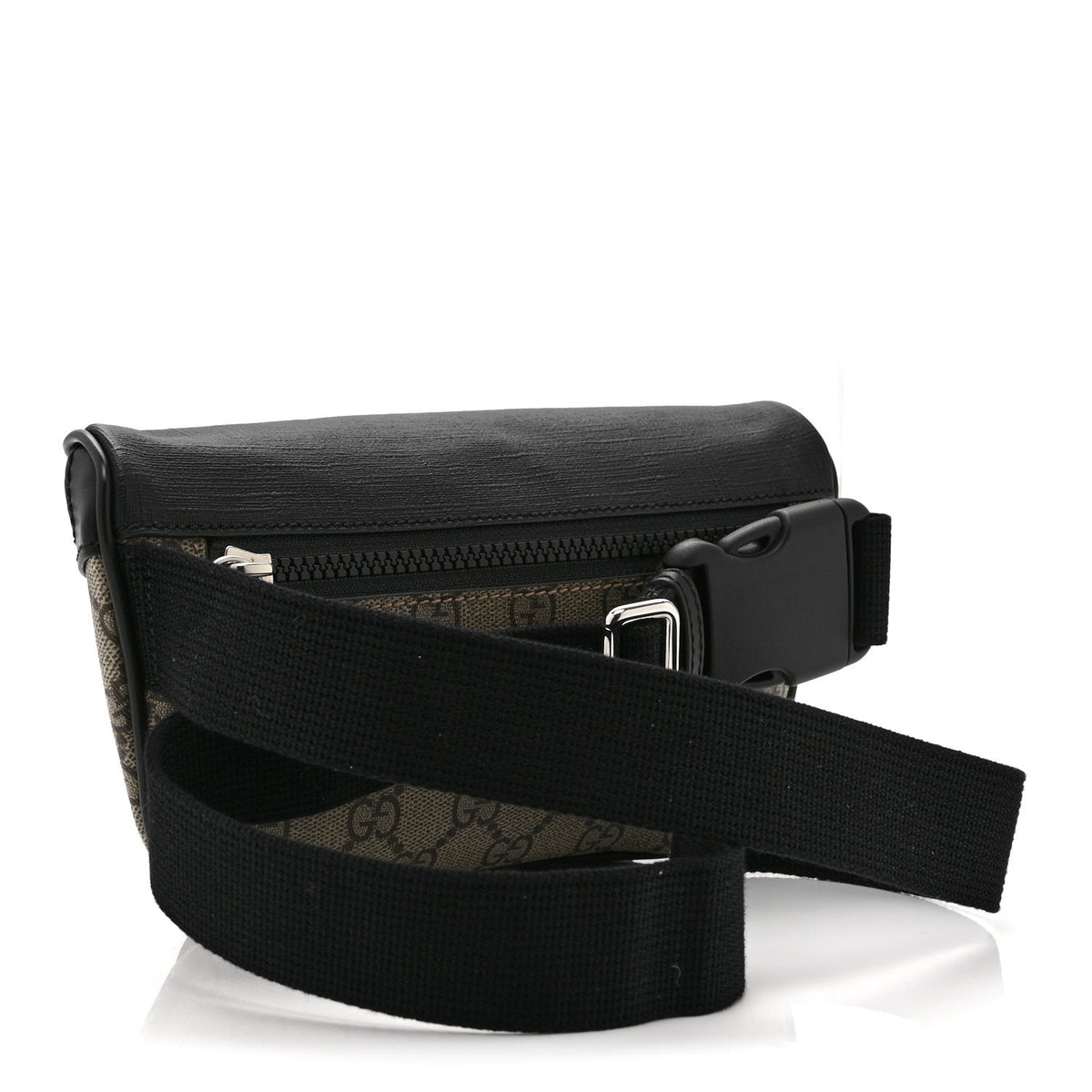 GG Supreme Monogram Belt Bag Black
