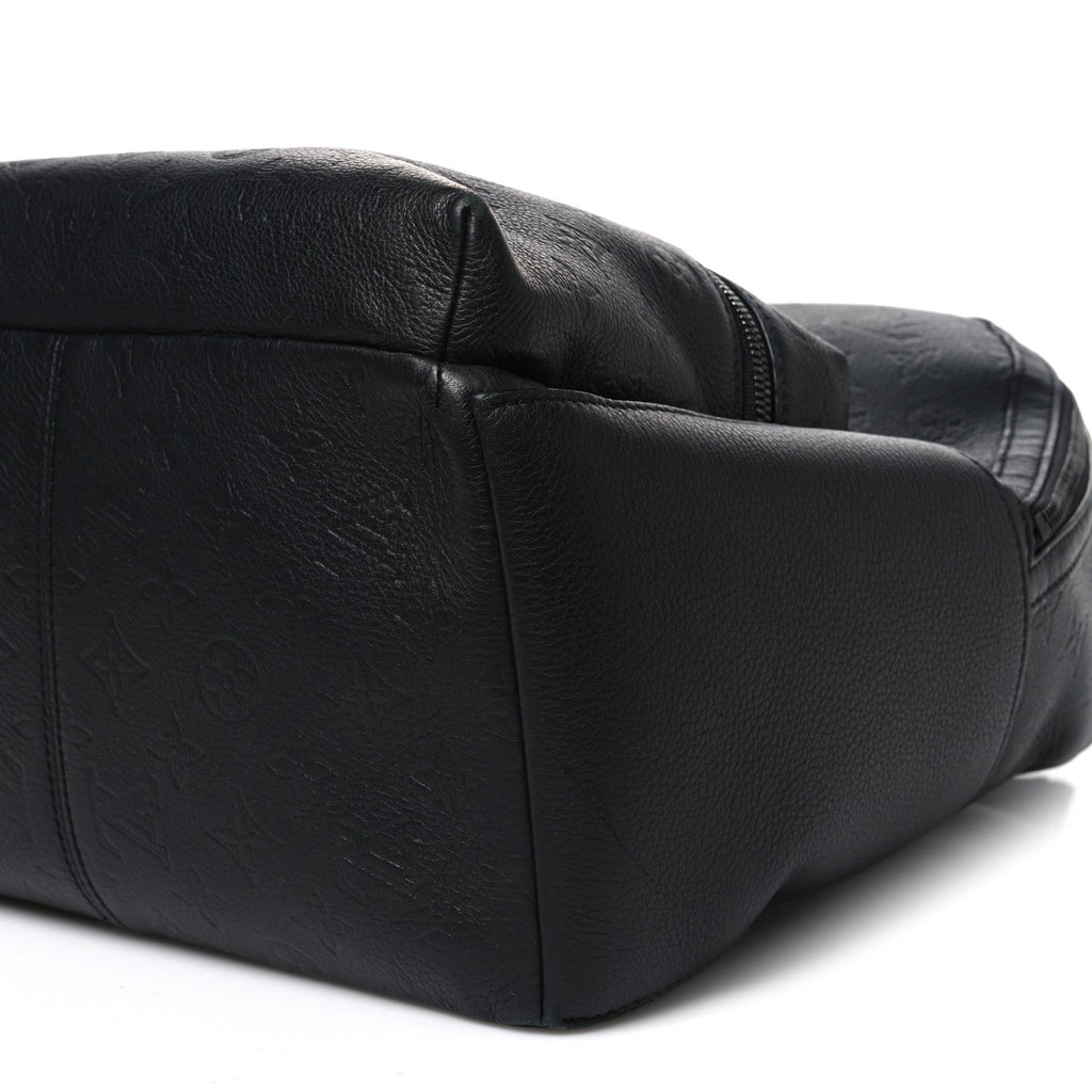 Calfskin Monogram Shadow Discovery Backpack Black