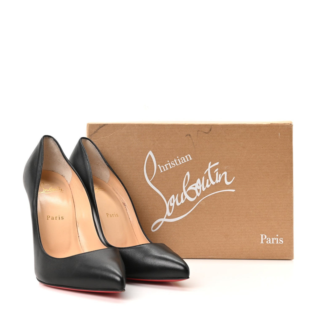 Shiny Nappa Pigalle Follies 100 Pumps 38.5 Black