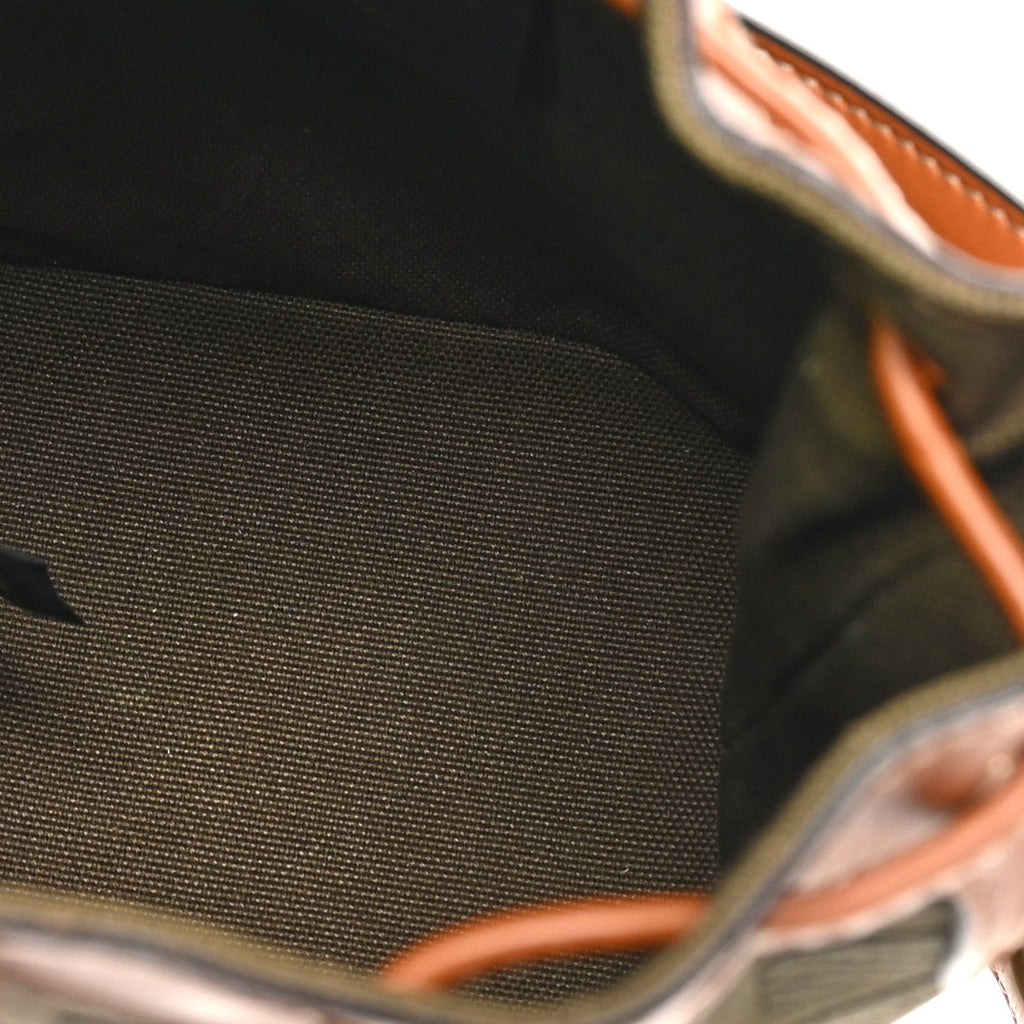 Canvas Vitello King F is Fendi FF Embroidered Mini Mon Tresor Bucket Bag Amazzonia Cuoio