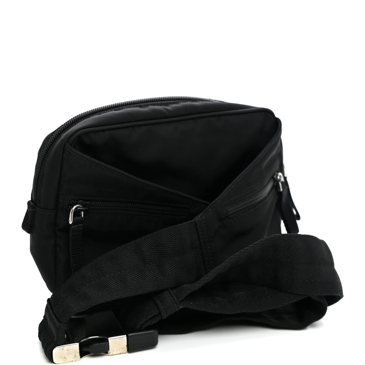 Tessuto Nylon Montagna Belt Bag Black