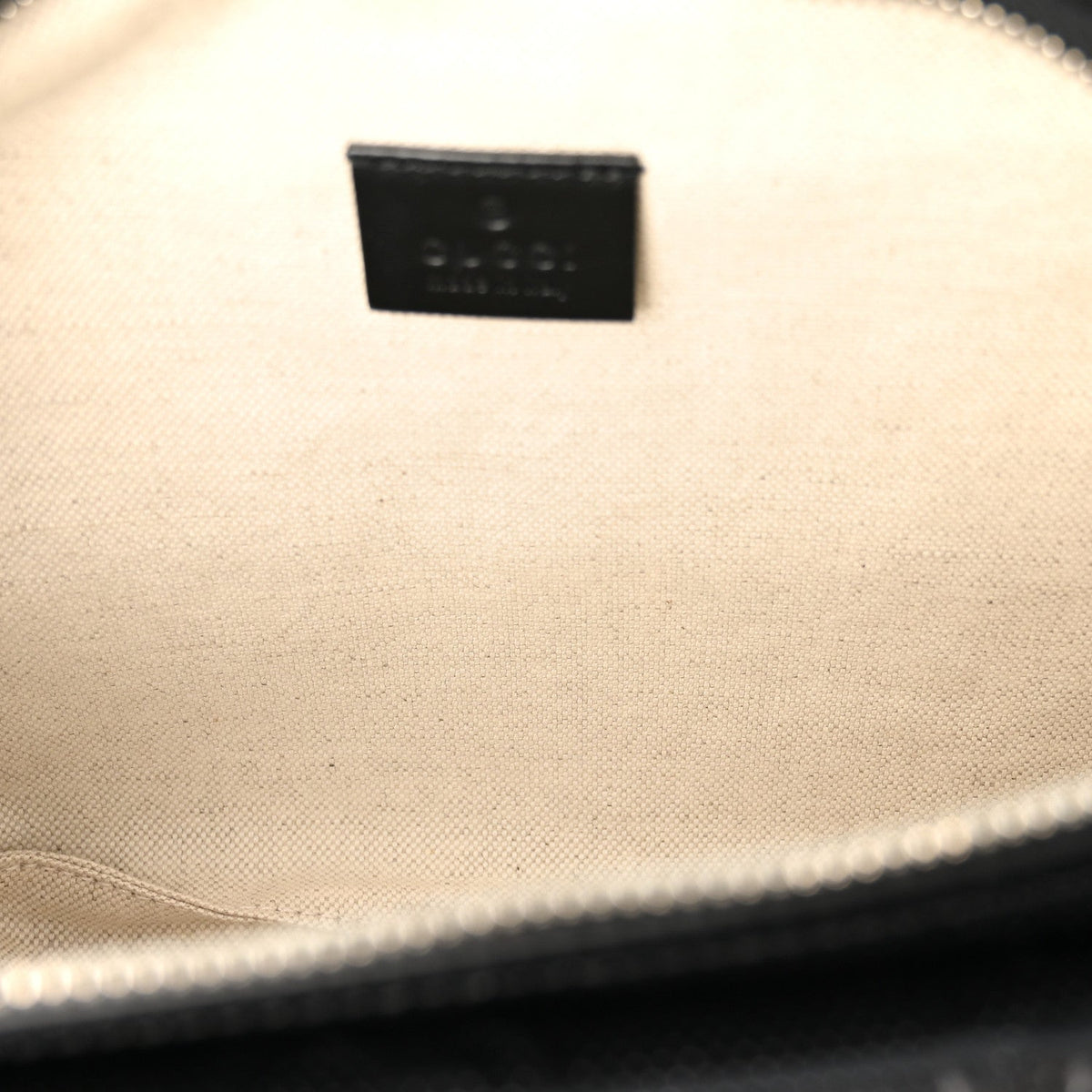 Calfskin GG Tennis Embossed Pocket Belt Bag Black