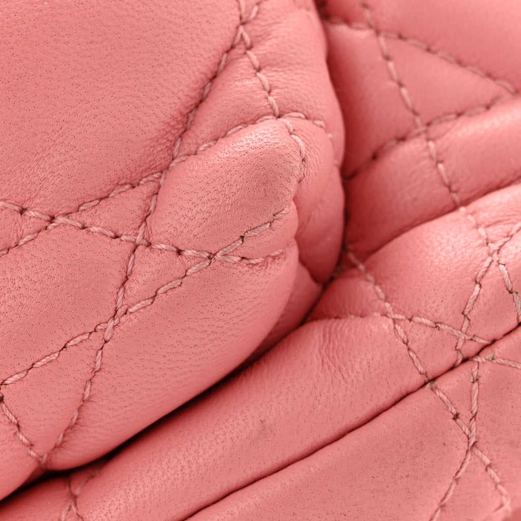 Lambskin Cannage Mini Backpack Peach Blossom
