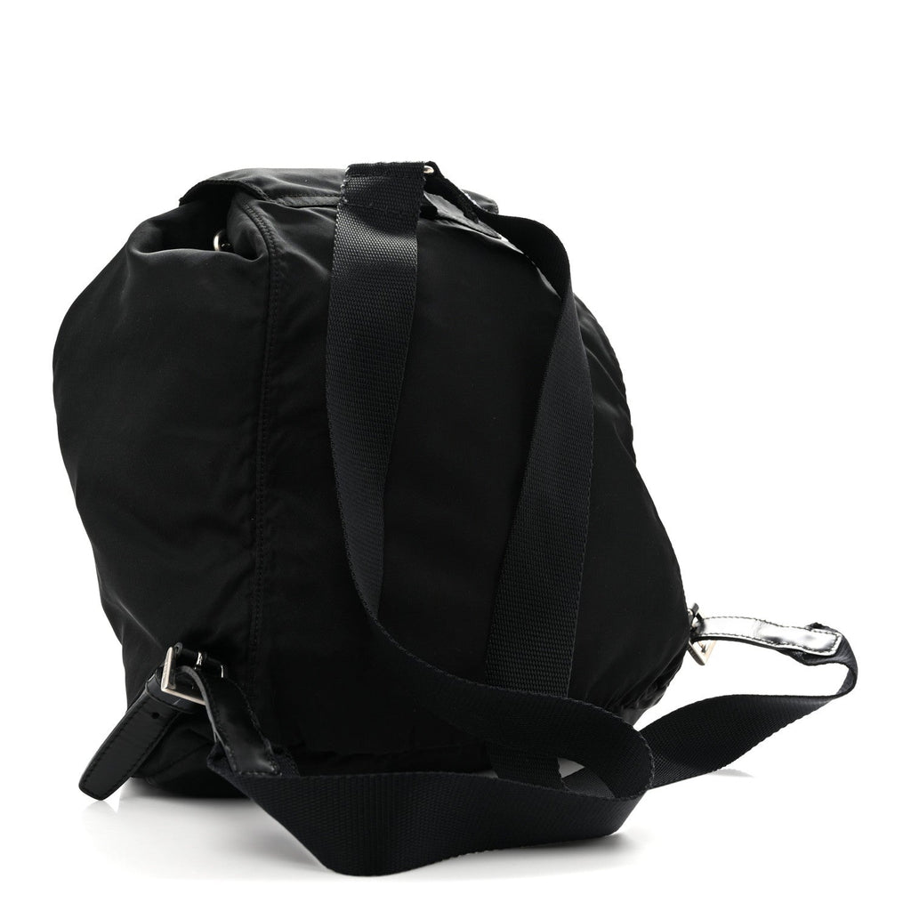 Tessuto Nylon Vela Cinch Backpack Black
