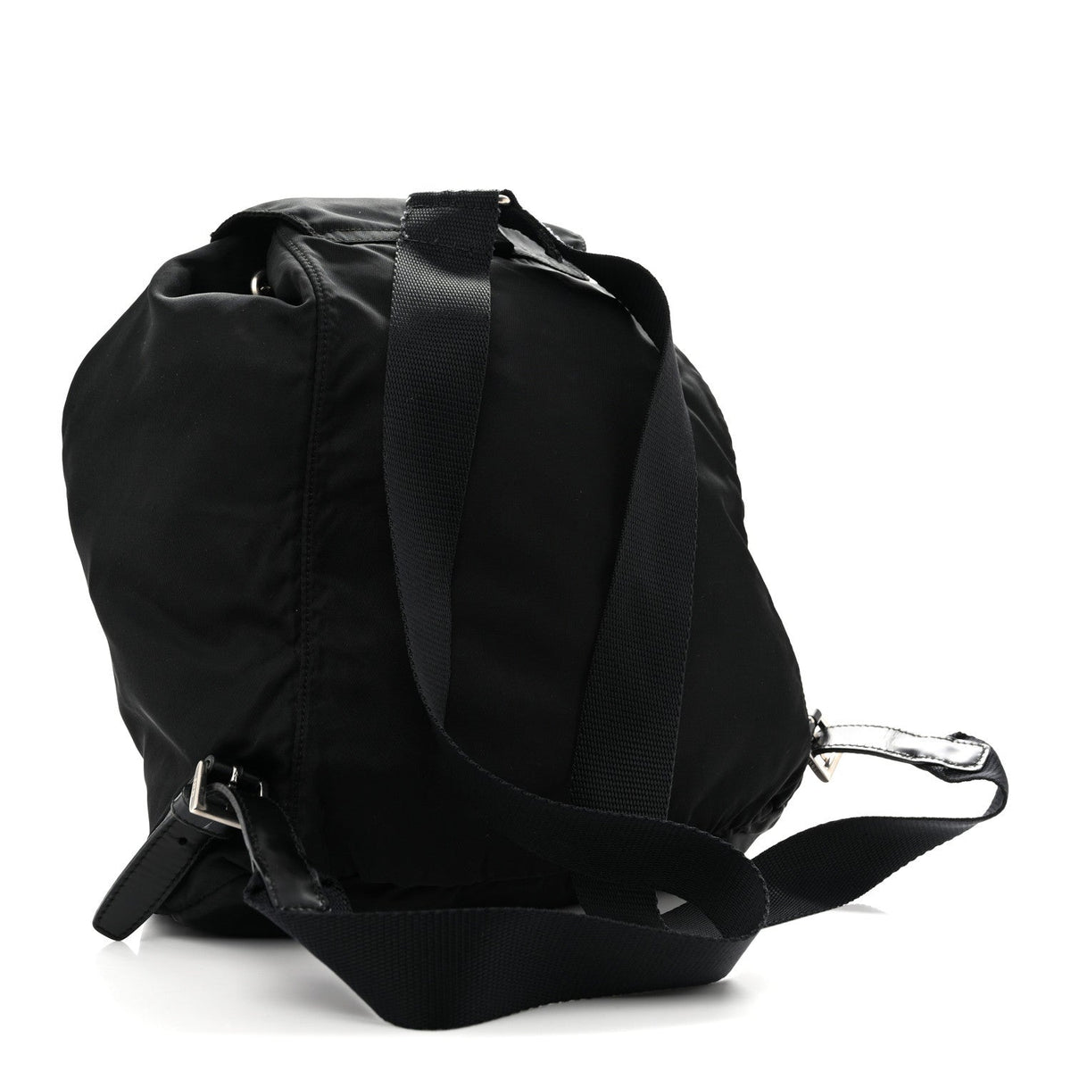 Tessuto Nylon Vela Cinch Backpack Black
