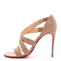 Patent World Copine 100 Sandals 38.5 Nude