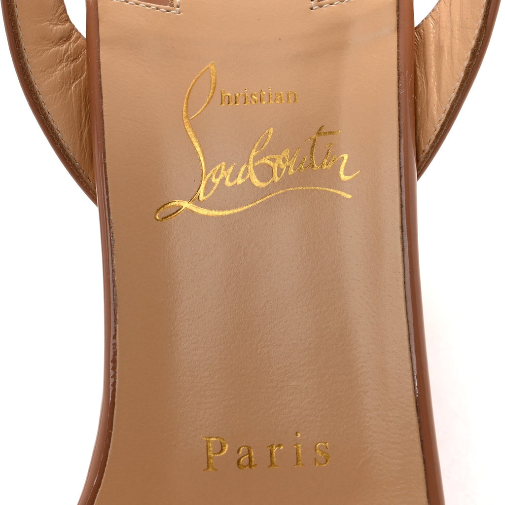 Patent Miss Sabina 85 Sandals 39.5 Nude