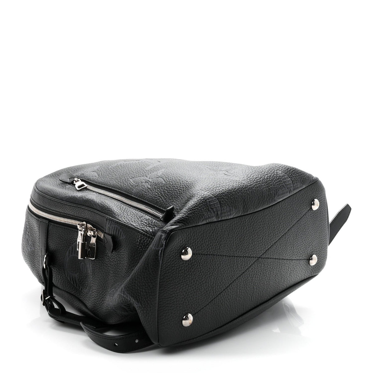 Taurillon Monogram Shadow Armand Backpack Black