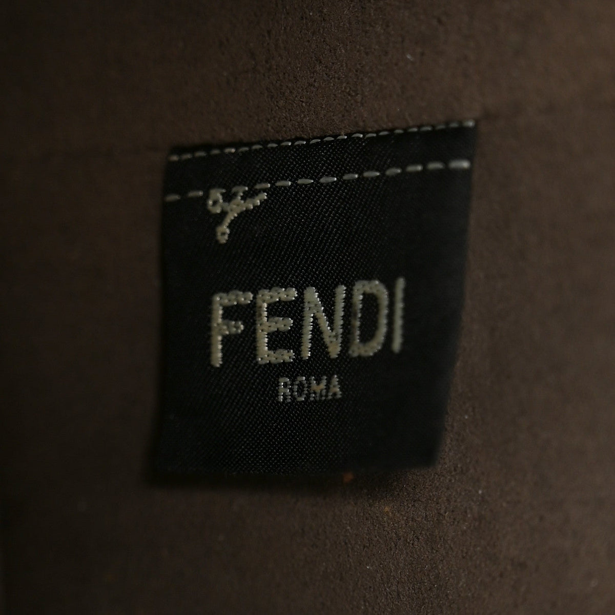 Vitello Grace F is Fendi Bi-Color FF 1974 Embossed Grande Mon Tresor Bucket Bag Maya Black Fragola