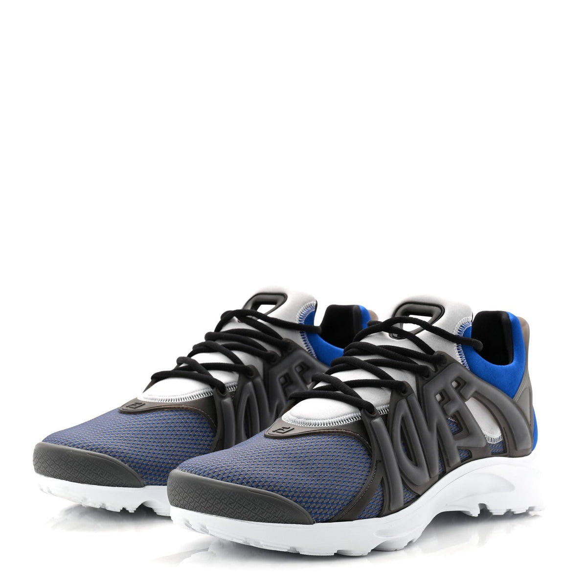 Tessuto Tecnico Mens Tag Sneakers 11 Blue Neon Multicolor