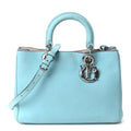 Bullcalf Medium Diorissimo Tote Light Blue