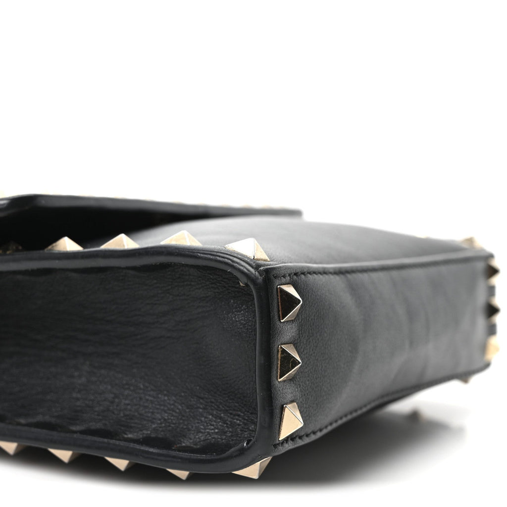 Vitello Rockstud Belt Bag Black