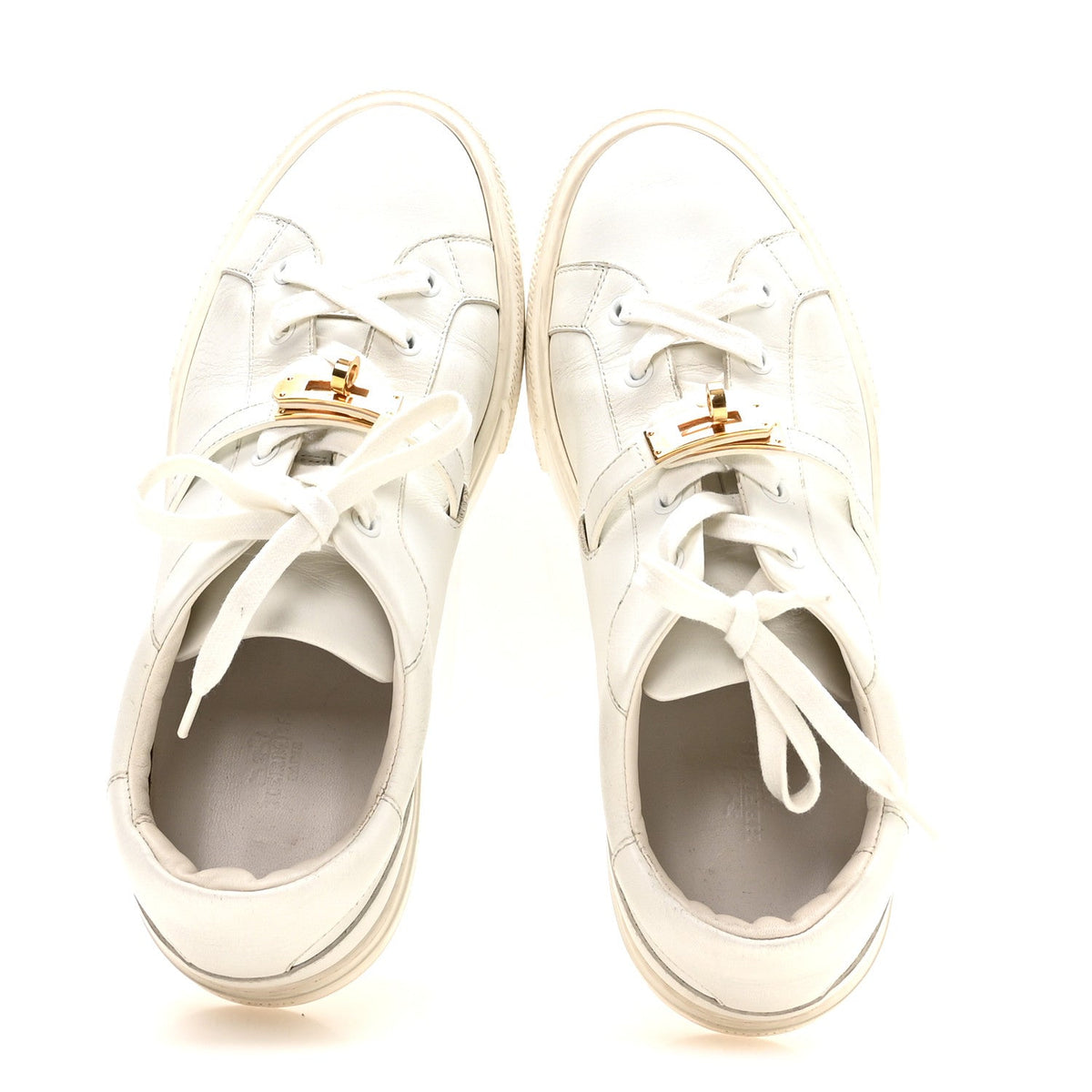 Calfskin Day Sneakers 40 White