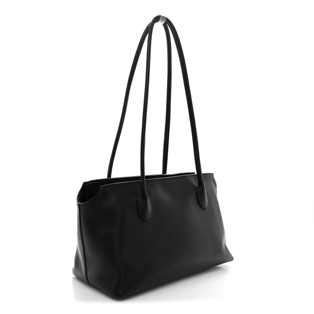 Grained Calfskin Terrasse Bag Black