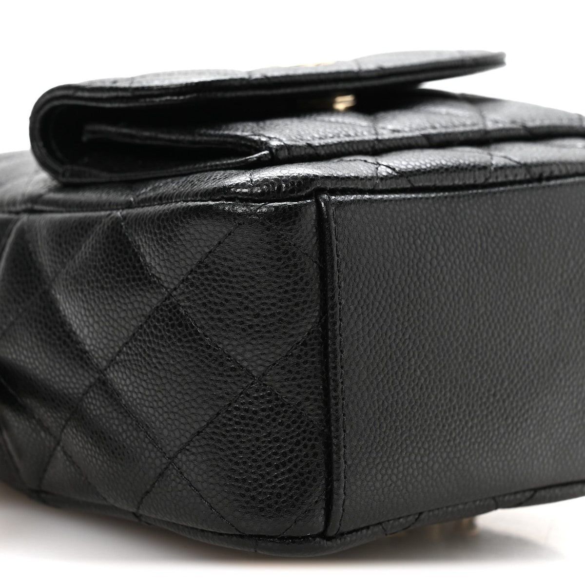 Caviar Quilted CC Mini Classic Backpack Black