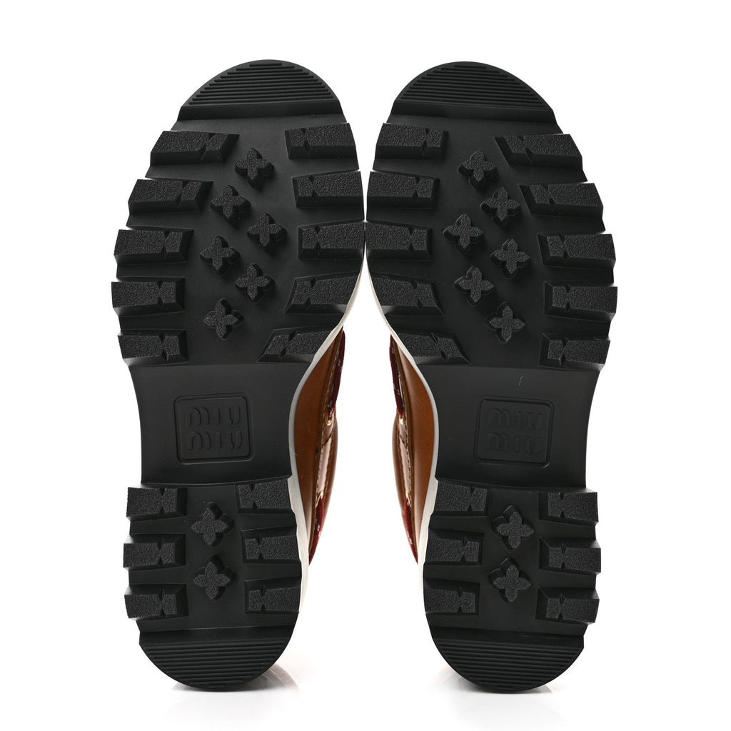Vitello Platform Loafers 38.5 Cognac