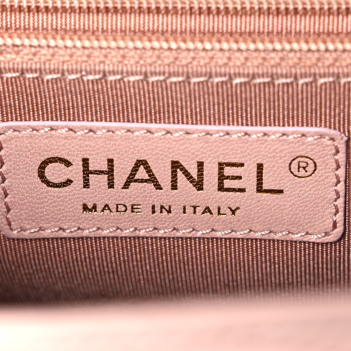 Lambskin Borse Romane Single Flap Light Pink