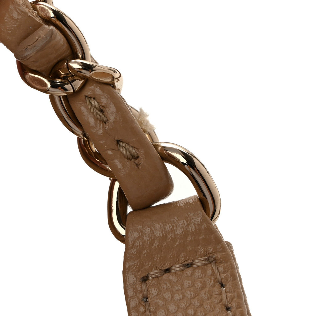 Caviar Quilted Mini Urban Spirit Backpack Dark Beige