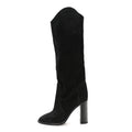 Kate 105 Western Knee High Boots 38 Black