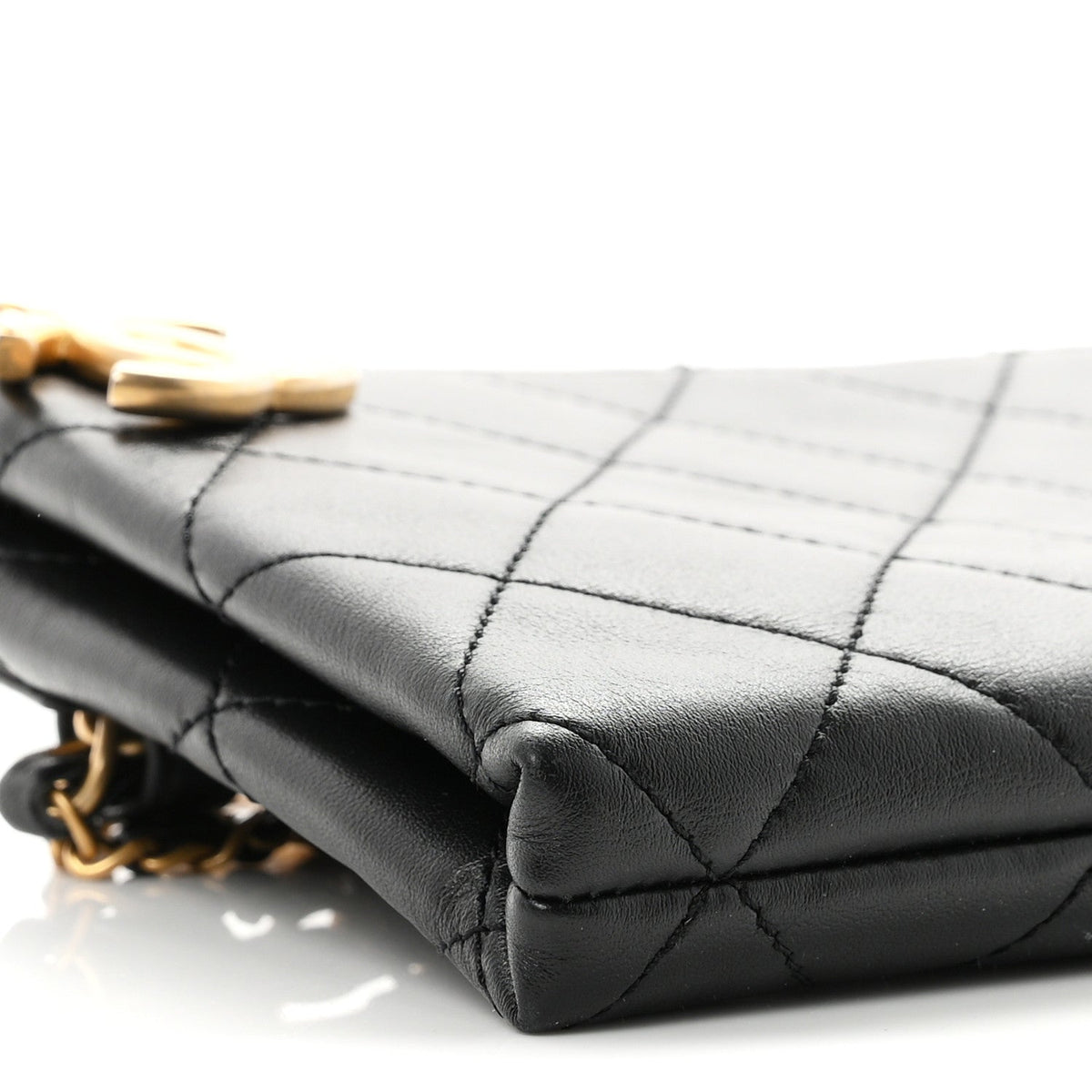 Calfskin Pick Me Up Belt Bag Black