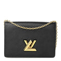 Epi Twist Belt Chain Wallet Black