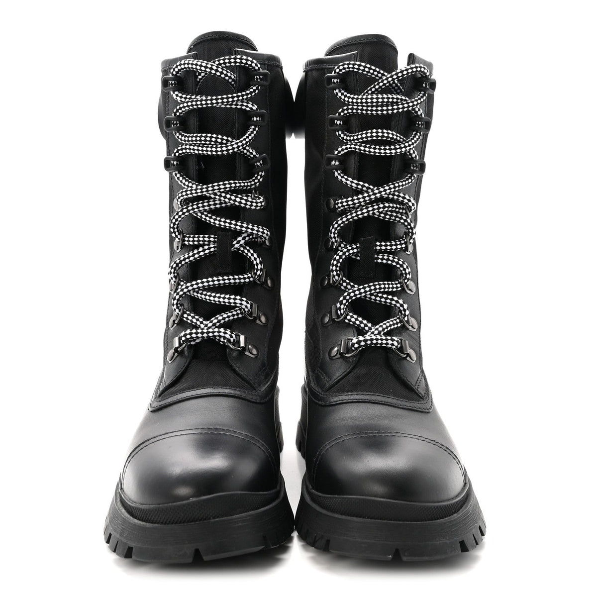 Vitello Montana Neoprene Combat Boots 36 Black