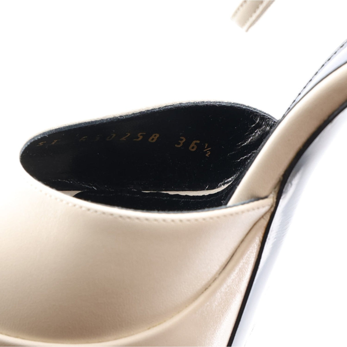 New Belfagor Jodie 95 Platform Sandal 36.5 Pearl