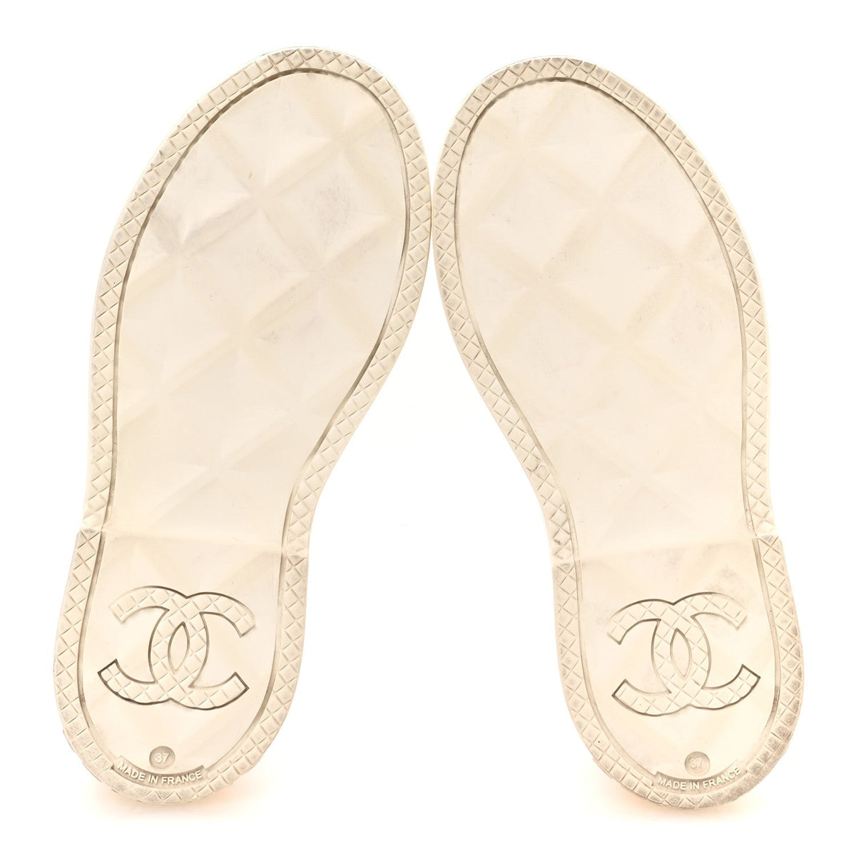 Caoutchouk CC High Boots 37 Light Pink White