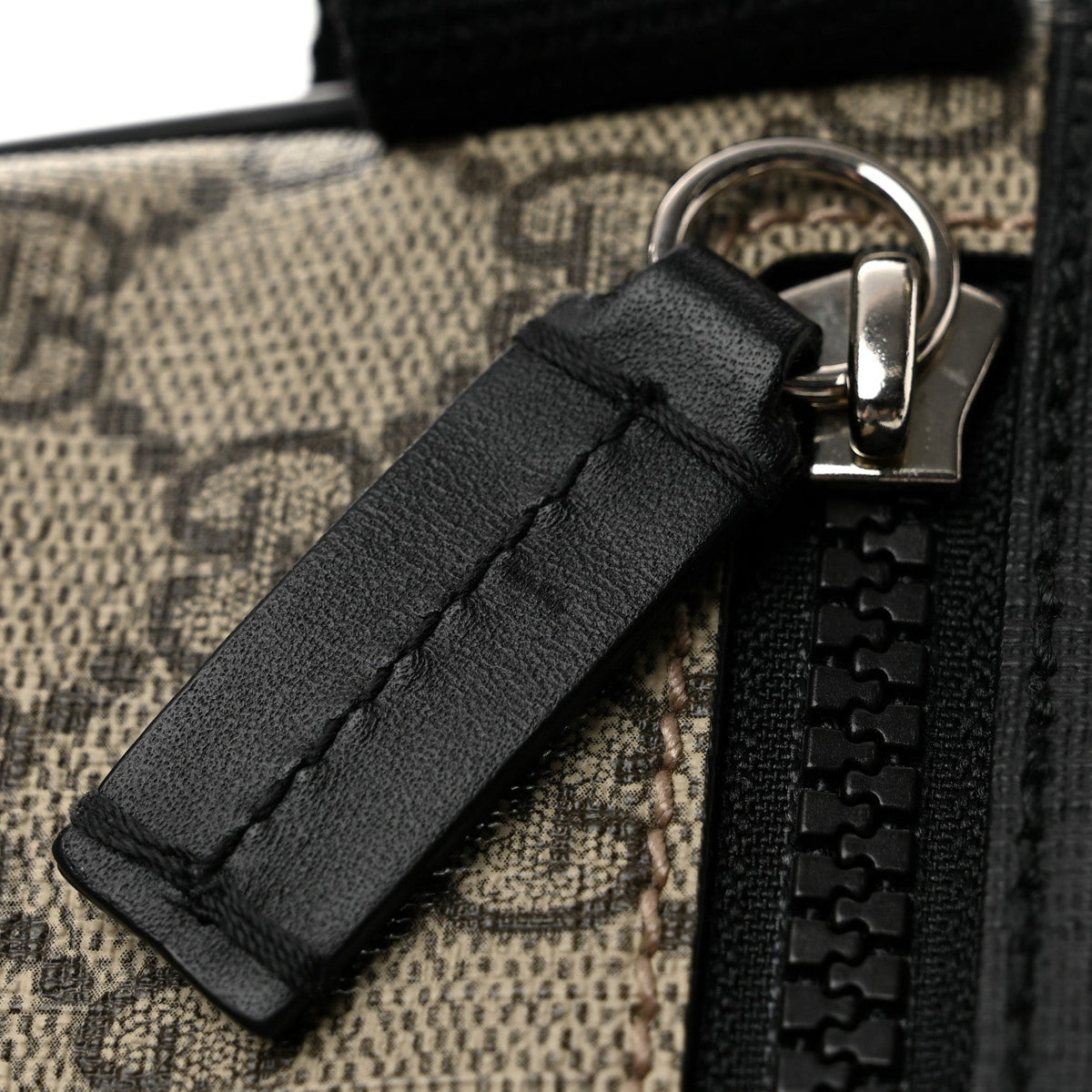 GG Supreme Monogram Belt Bag Black