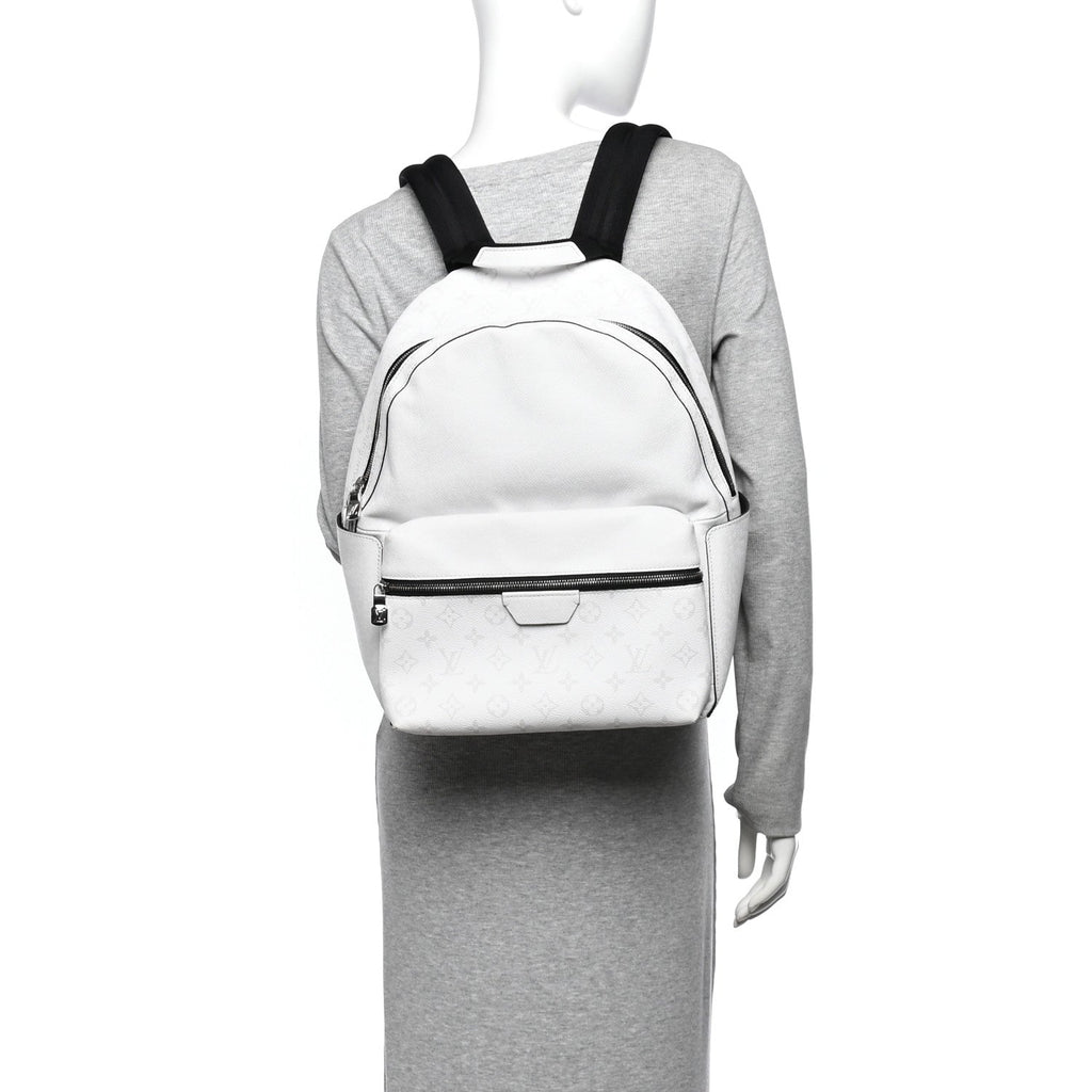 Taiga Monogram Discovery Backpack PM White