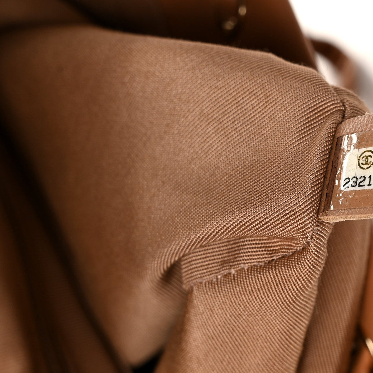 Lambskin Quilted Small Urban Spirit Backpack Brown