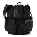 Recycled Fabric Jacquard Vitello Grace FF 1974 Large Fendi Strike Backpack Asfalto