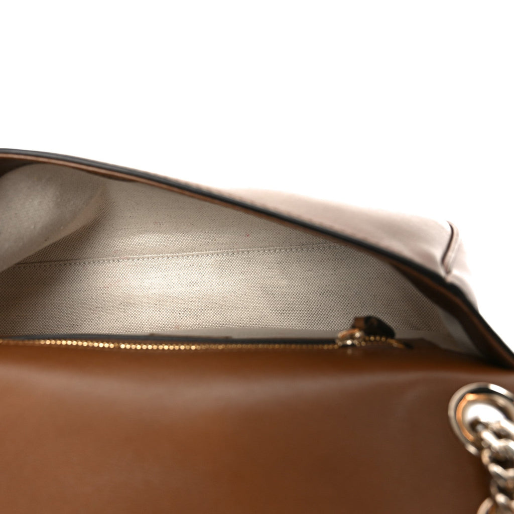 Suede Calfskin Blondie Medium Shoulder Bag Light Brown