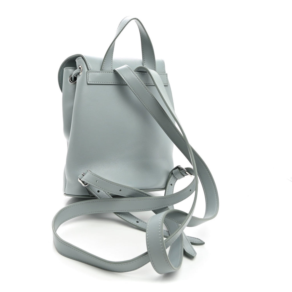 Triomphe Calfskin Bonnie Backpack Ice Blue