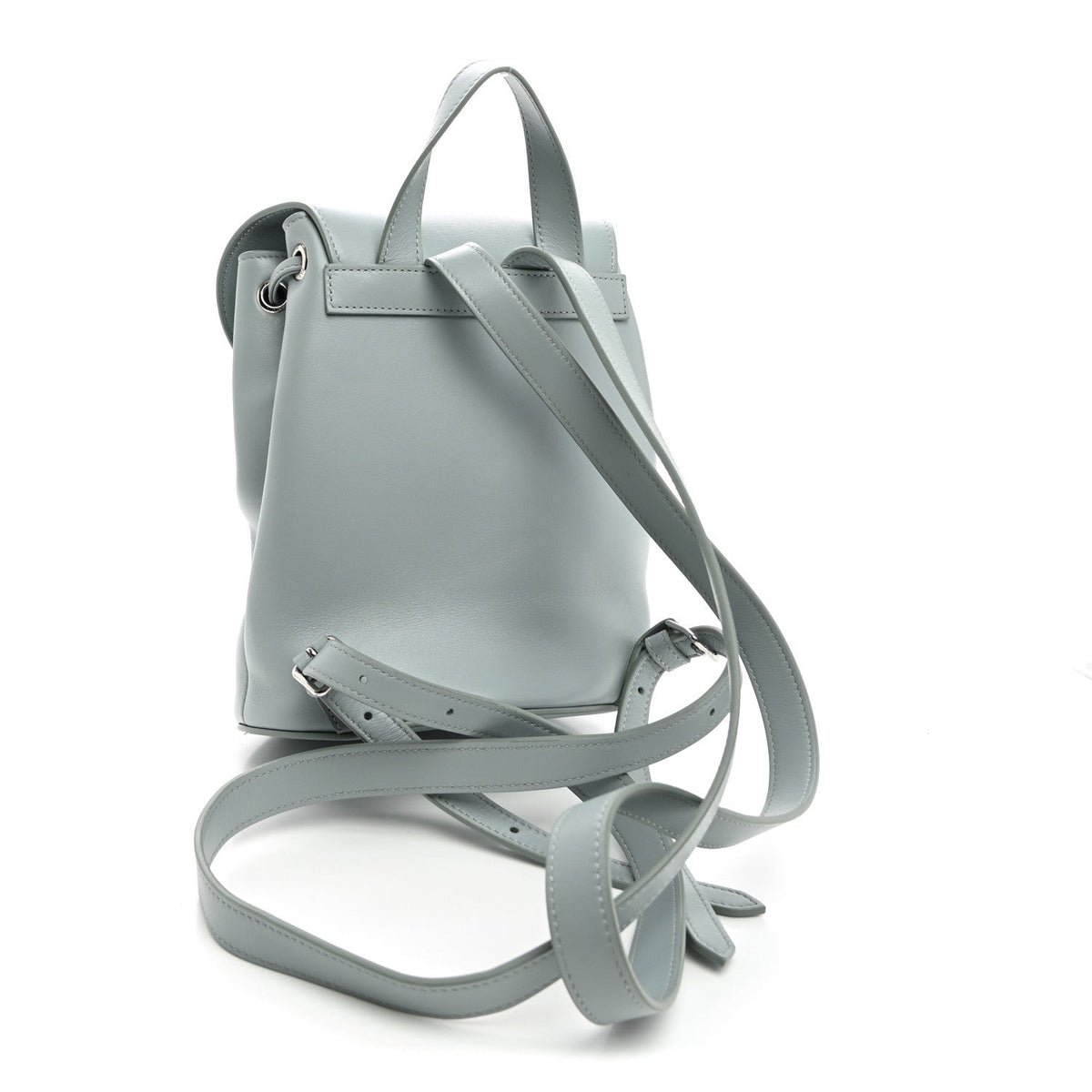 Triomphe Calfskin Bonnie Backpack Ice Blue