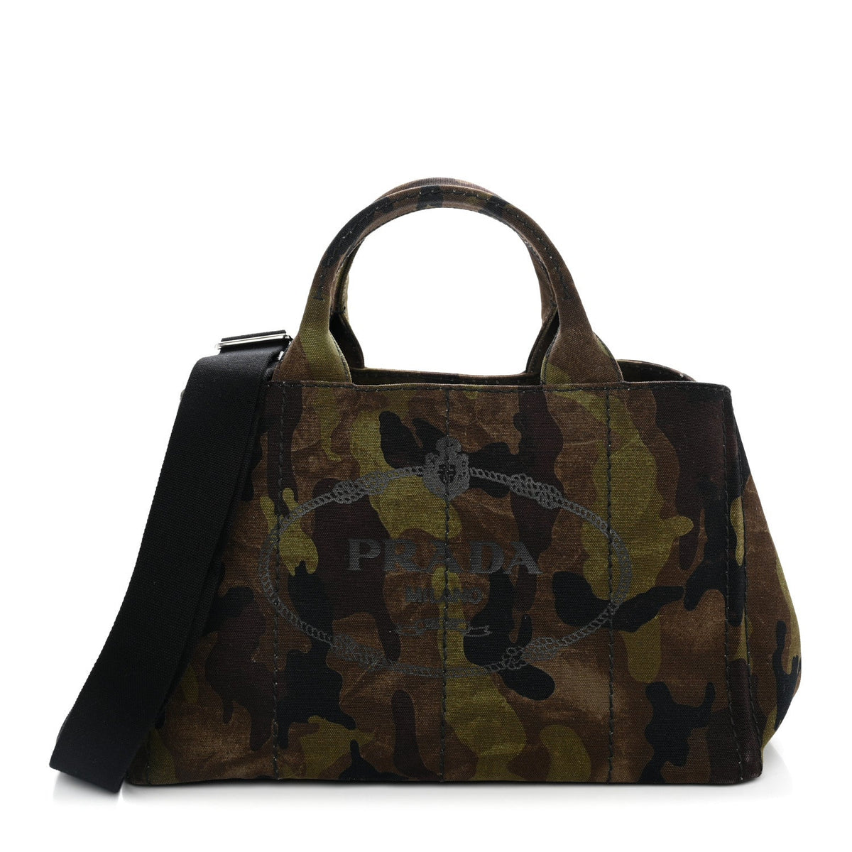Canapa Camouflage Logo Tote Mimetico