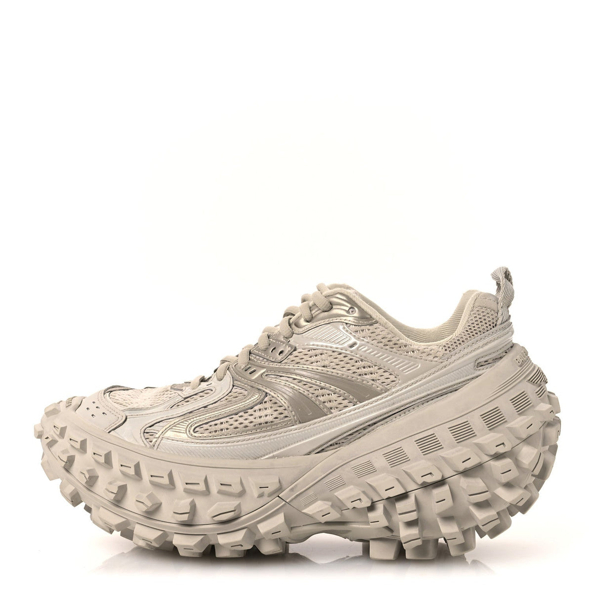 Rubber Mesh Monocolor Womens Defender Sneakers 37 Monocolor Beige
