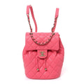 Caviar Quilted Mini Urban Spirit Backpack Pink