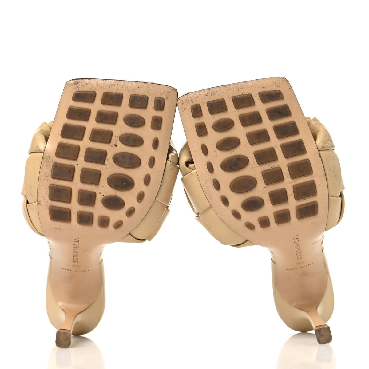 Nappa Maxi Intrecciato Lido Mule Sandals 39 Bandage