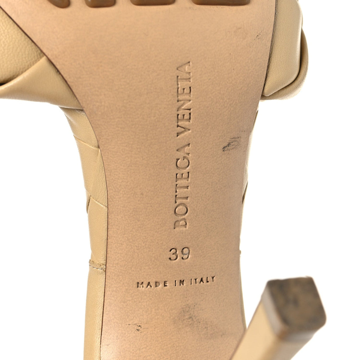 Nappa Maxi Intrecciato Lido Mule Sandals 39 Bandage