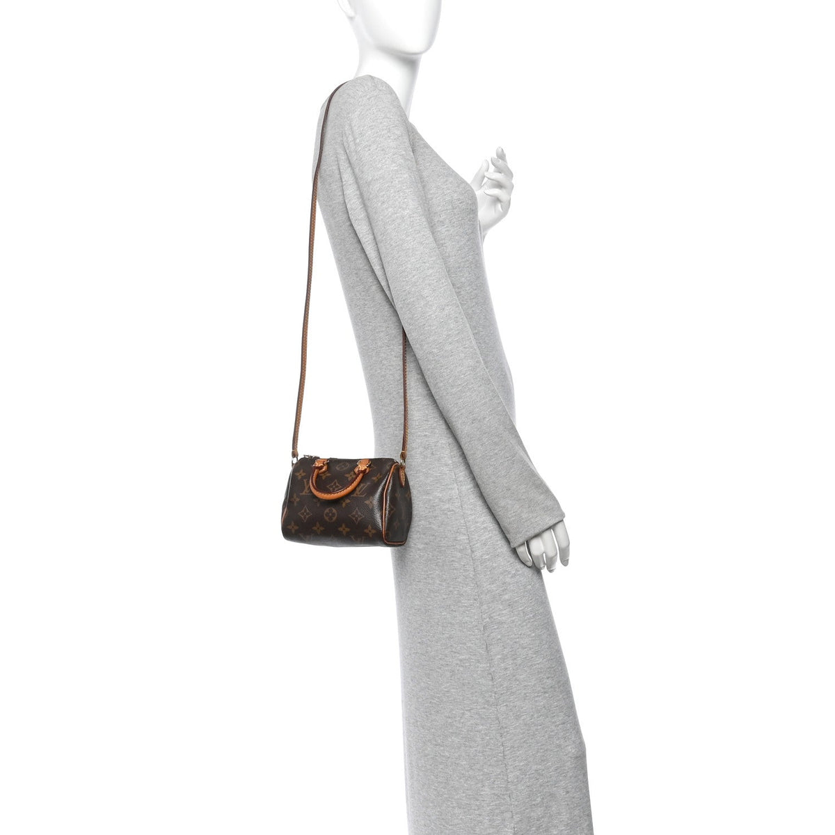 Lambskin Gabby Micro Bucket Bag Black
