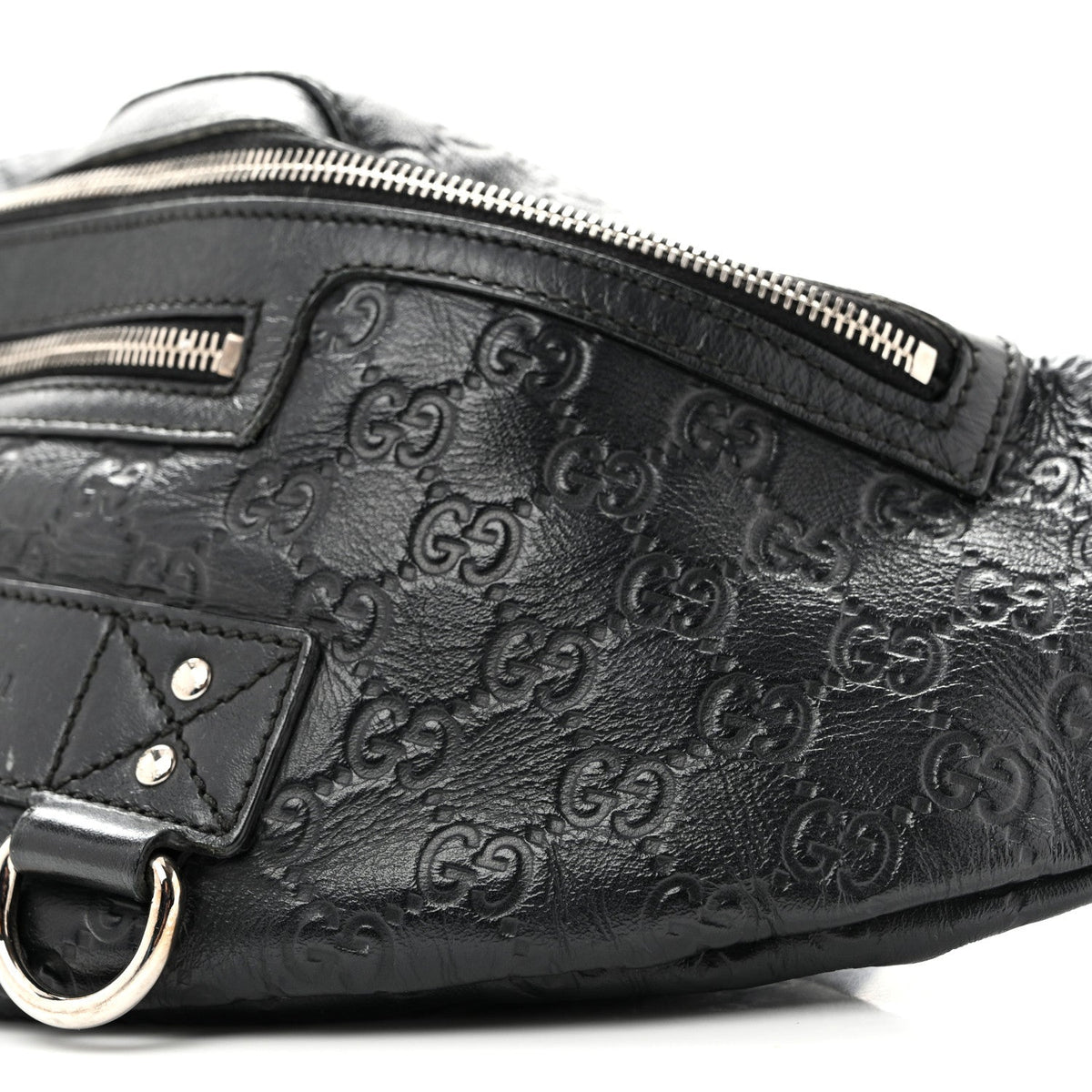 Guccissima Web Belt Bag Black