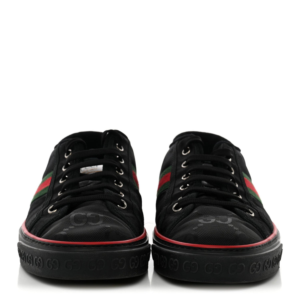 Econyl Nylon Web Monogram Off The Grid Mens 1977 Tennis Sneakers 10.5 Black