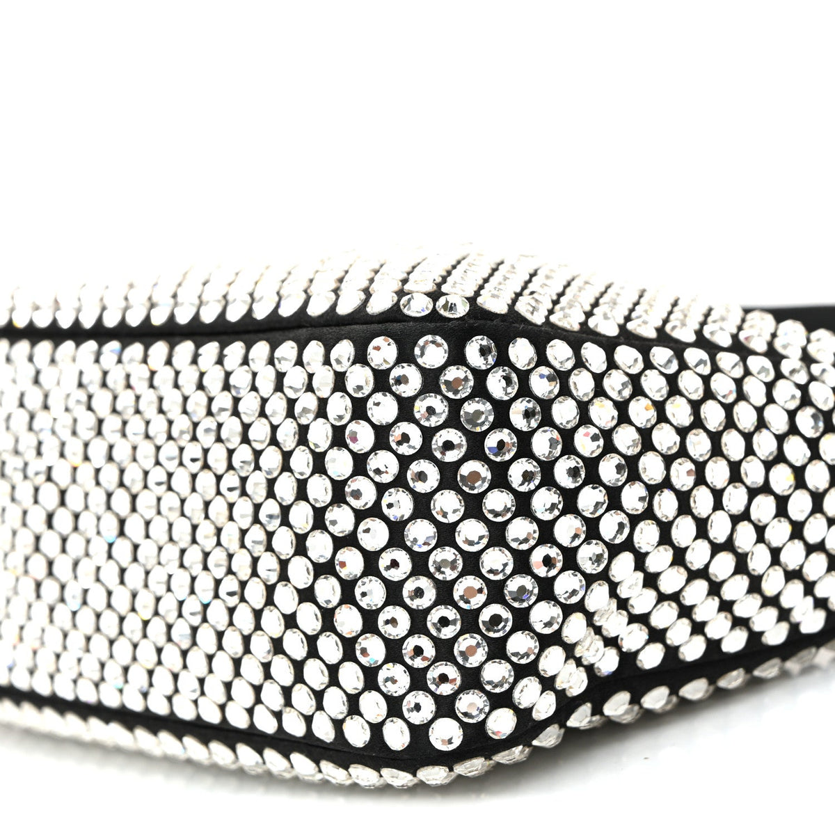 Satin Crystal Mini Re-Edition 2000 Bag Cristal