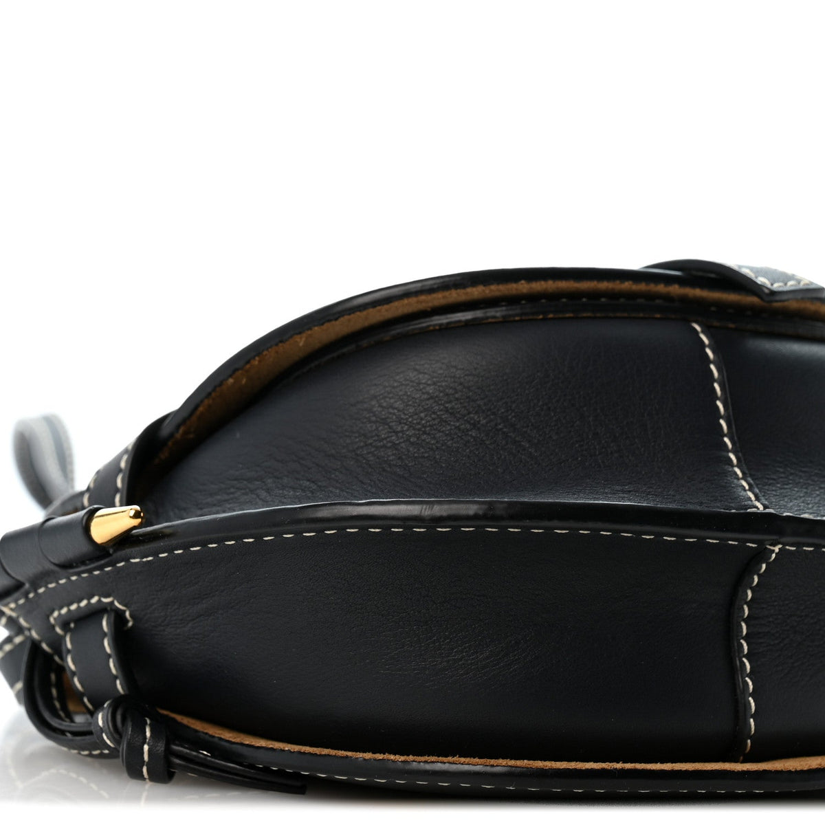 Calfskin Mini Gate Crossbody Bag Midnight Blue