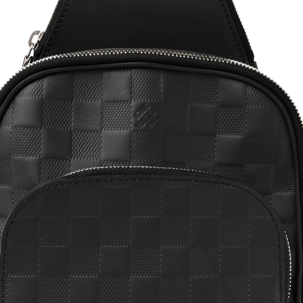 Damier Infini Avenue Sling Bag NM Onyx