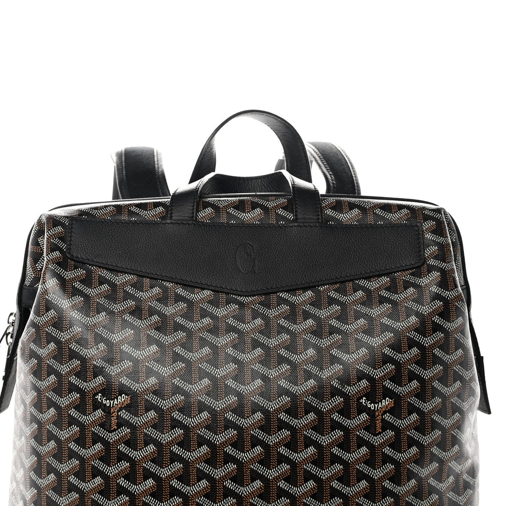 Goyardine Calfskin Cisalpin Backpack Black