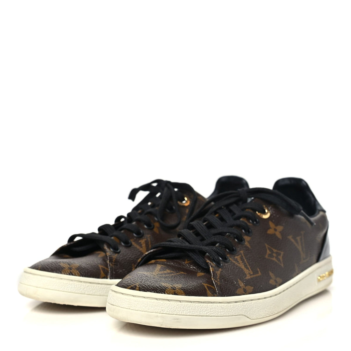 Patent Monogram Frontrow Sneakers 39